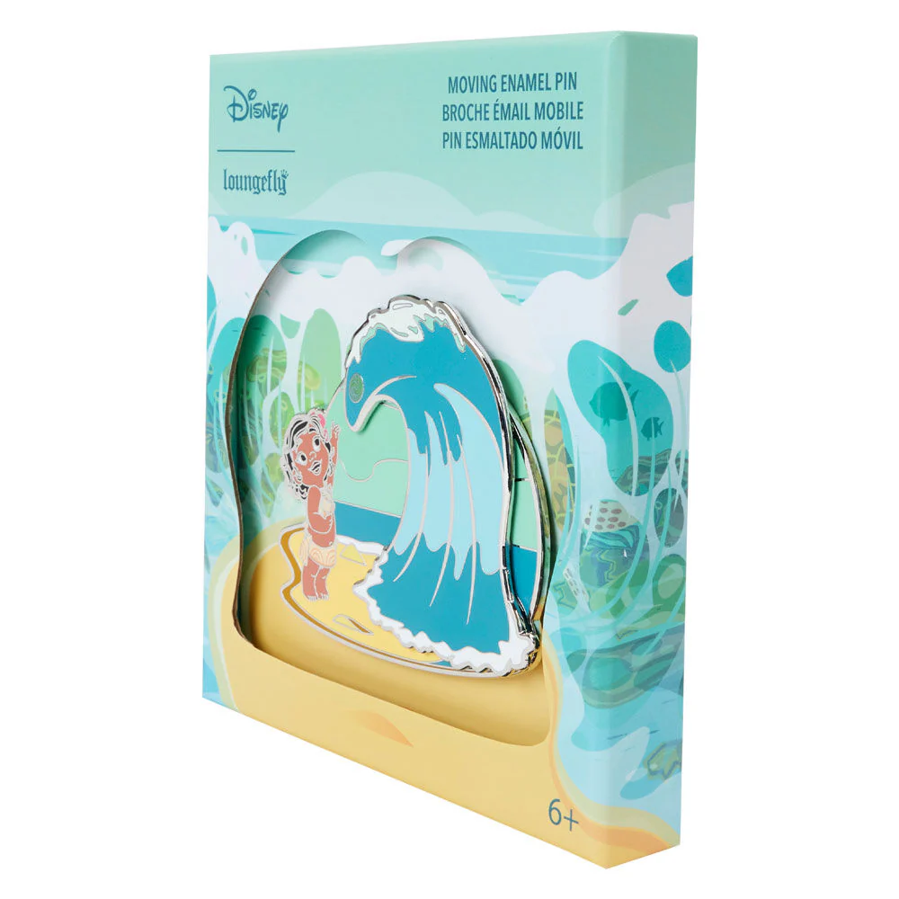 Pin Ocean Waves Vaiana Moana Disney Loungefly 7,5Cm - Image 2