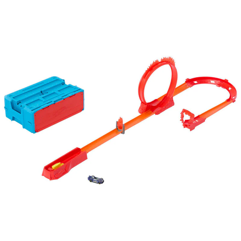 Pista Acrobacias En Llamas Hot Wheels - Image 2