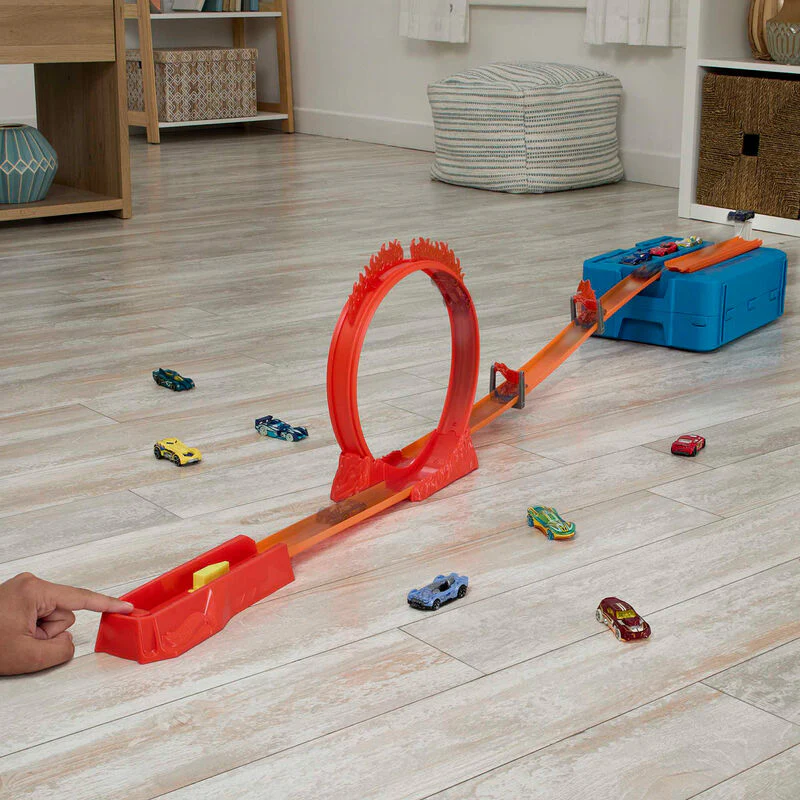 Pista Acrobacias En Llamas Hot Wheels - Image 3