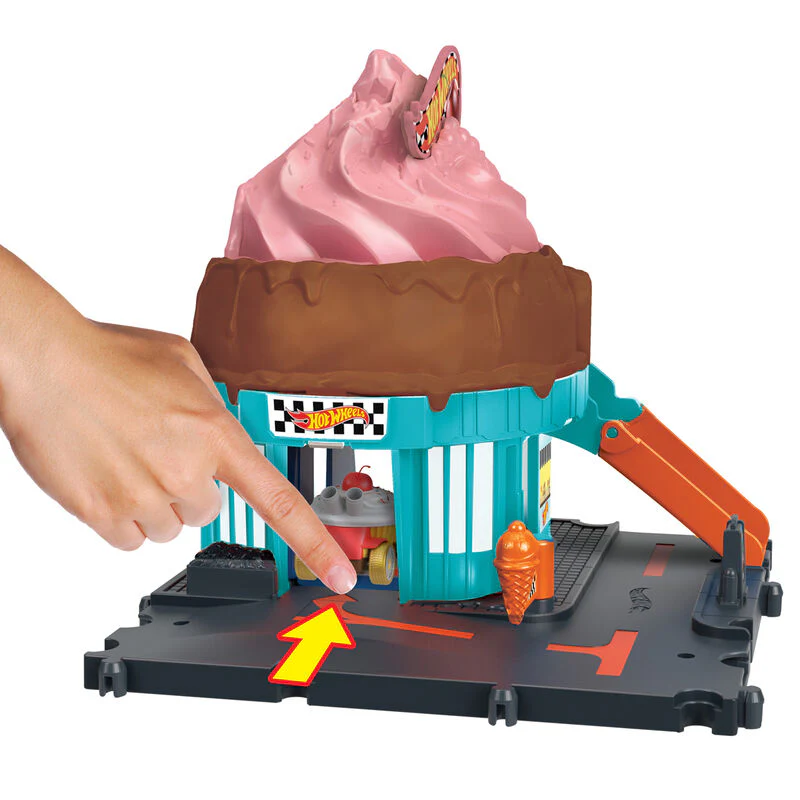 Pista Heladeria En La Ciudad City Hot Wheels - Image 3