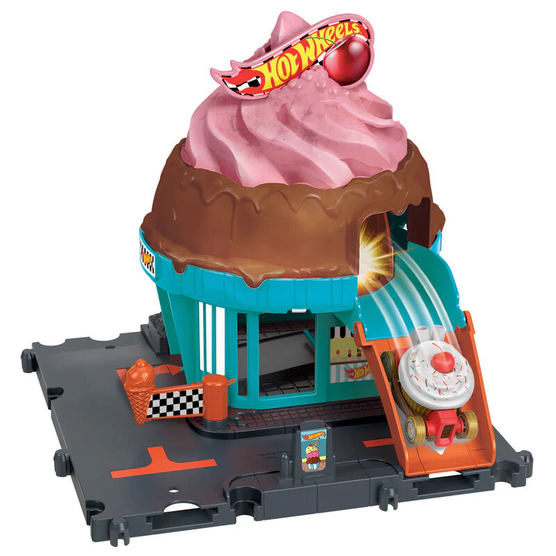 Pista Heladeria En La Ciudad City Hot Wheels - Image 4