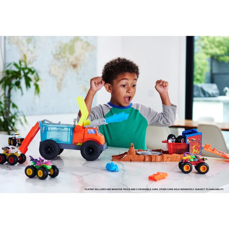 Pista Rescate Arena Smashers Monster Trucks Hot Wheels - Image 2