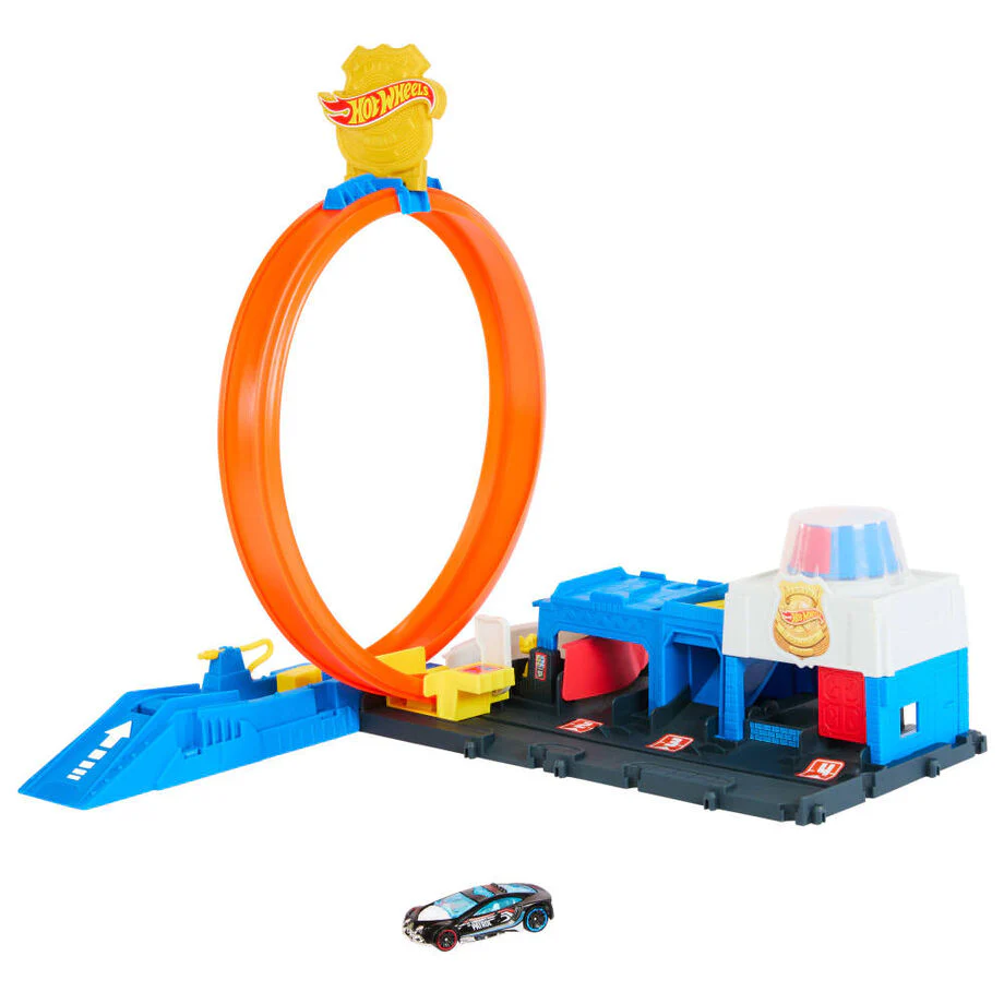 Pista Super Estacion De Policia City Hot Wheels - Image 5