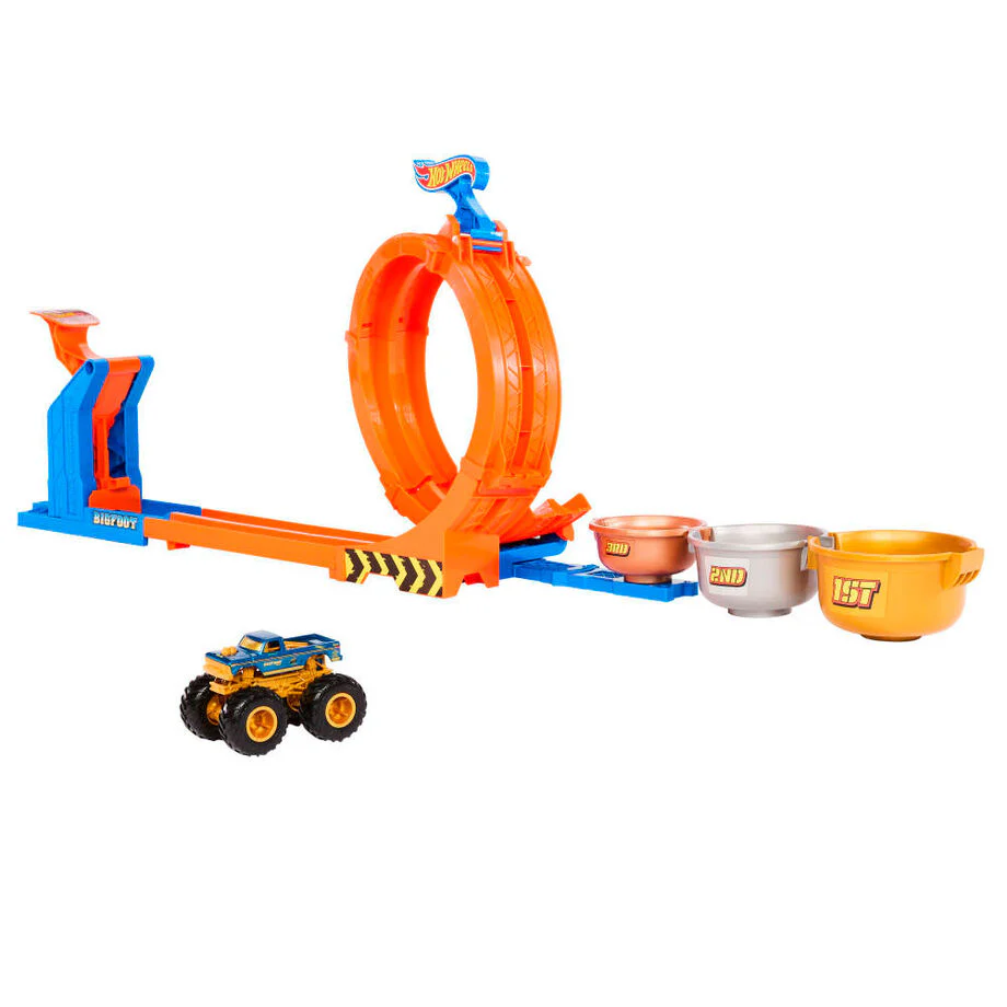 Pista Trofeo Del Desafío Bigfoot Monster Trucks Hot Wheels - Image 2