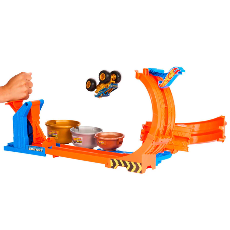Pista Trofeo Del Desafío Bigfoot Monster Trucks Hot Wheels - Image 3