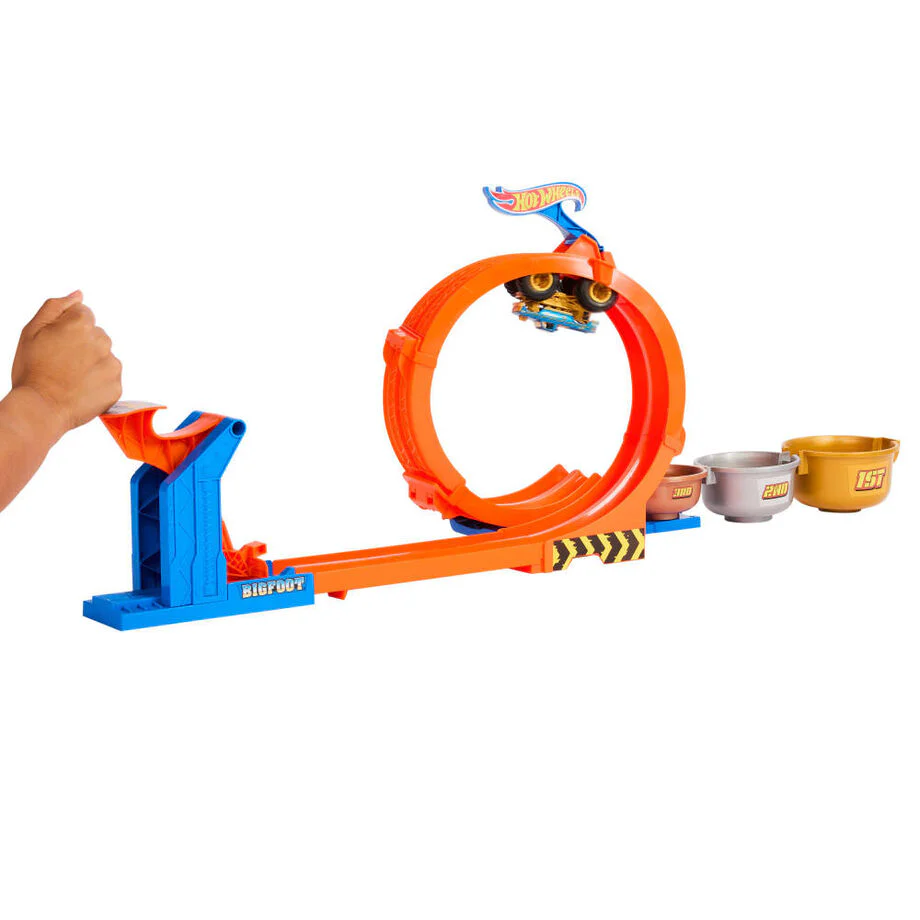 Pista Trofeo Del Desafío Bigfoot Monster Trucks Hot Wheels - Image 6