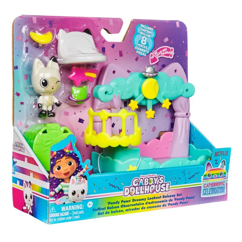 Playset Balcon Pandy Paws La Casa De Muñecas De Gabby - Image 2