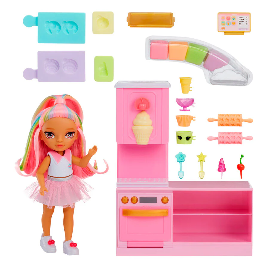 Playset + Muñeca Little Dessert Shop With Kandy Rainbow High - Image 4