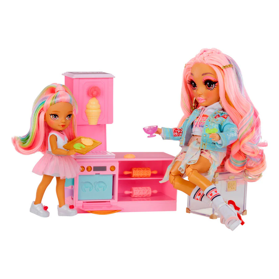 Playset + Muñeca Little Dessert Shop With Kandy Rainbow High - Image 7
