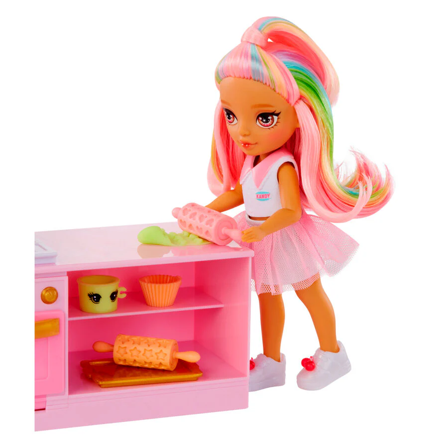Playset + Muñeca Little Dessert Shop With Kandy Rainbow High - Image 9