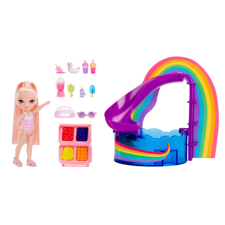 Playset + Muñeca Little Pool Day With Blush Rainbow High - Image 2