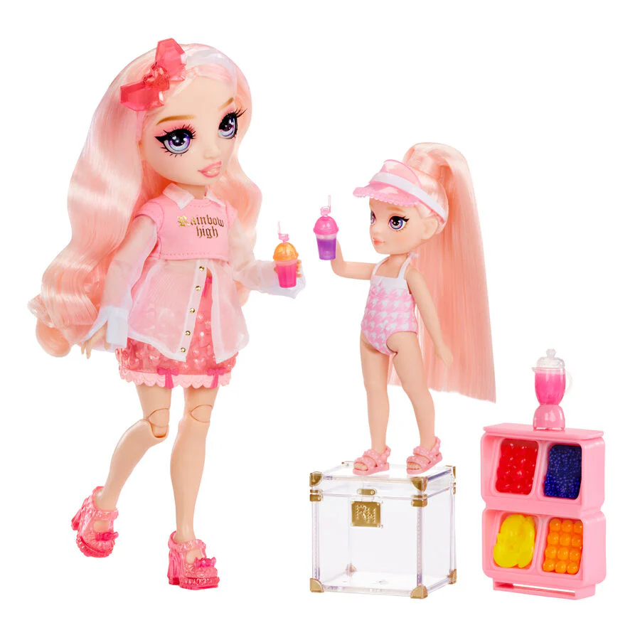 Playset + Muñeca Little Pool Day With Blush Rainbow High - Image 3