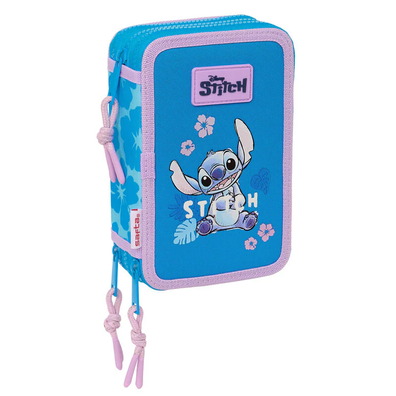 Plumier Hawaii Stitch Disney 36Pzs Triple