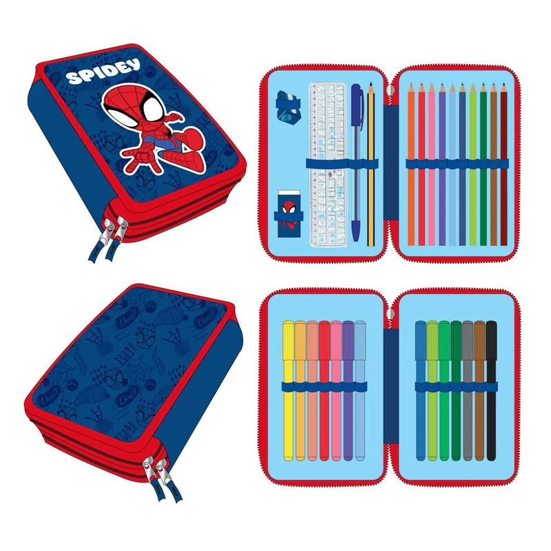 Plumier Spidey Amazing Friends Marvel Doble
