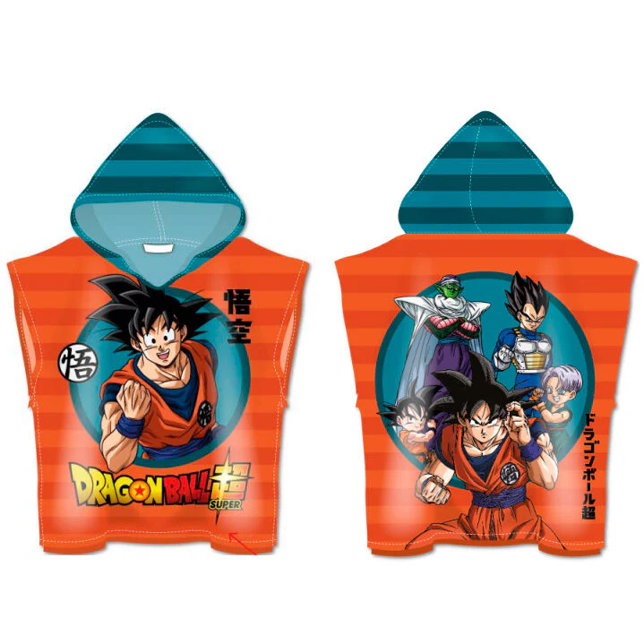 Poncho Toalla Dragon Ball Super Microfibra