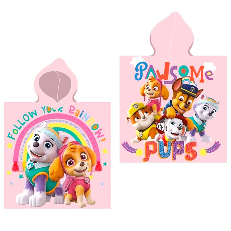Poncho Toalla Patrulla Canina Paw Patrol Algodon 3