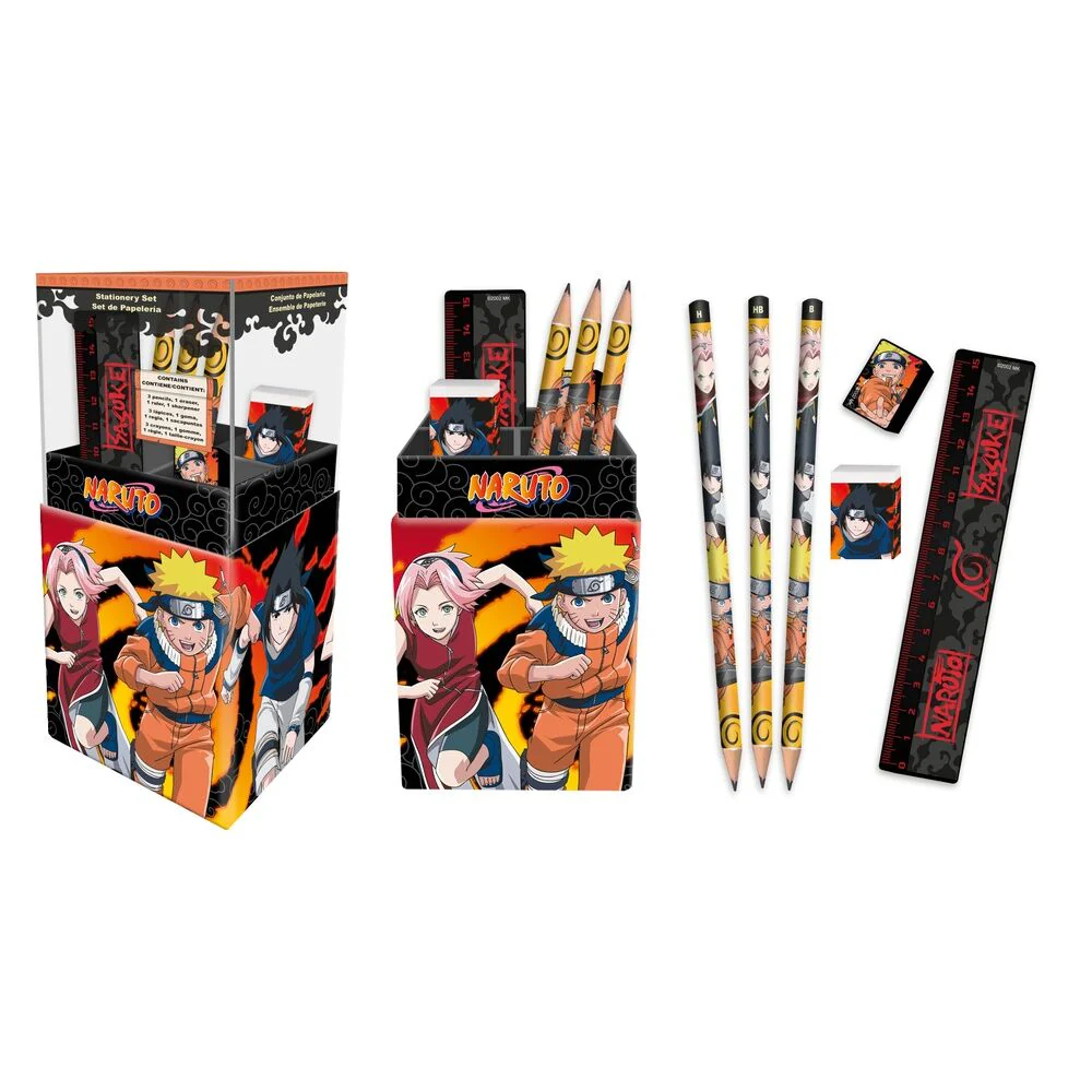 Portalapices Con Papeleria Naruto Shippuden