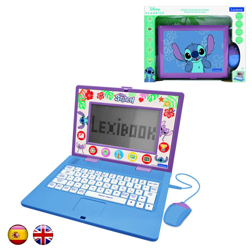 Portatil Educativo Bilingüe Stitch Disney - Image 3