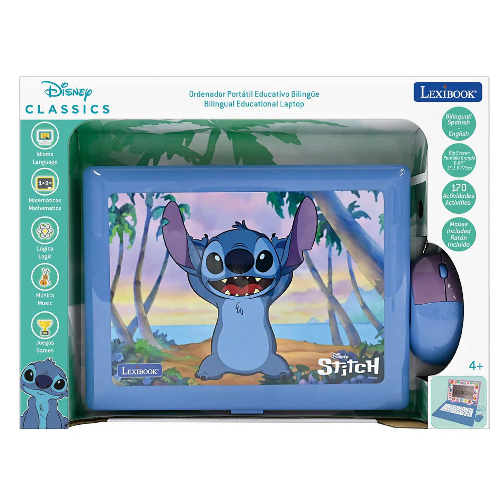 Portatil Educativo Bilingüe Stitch Disney - Image 4