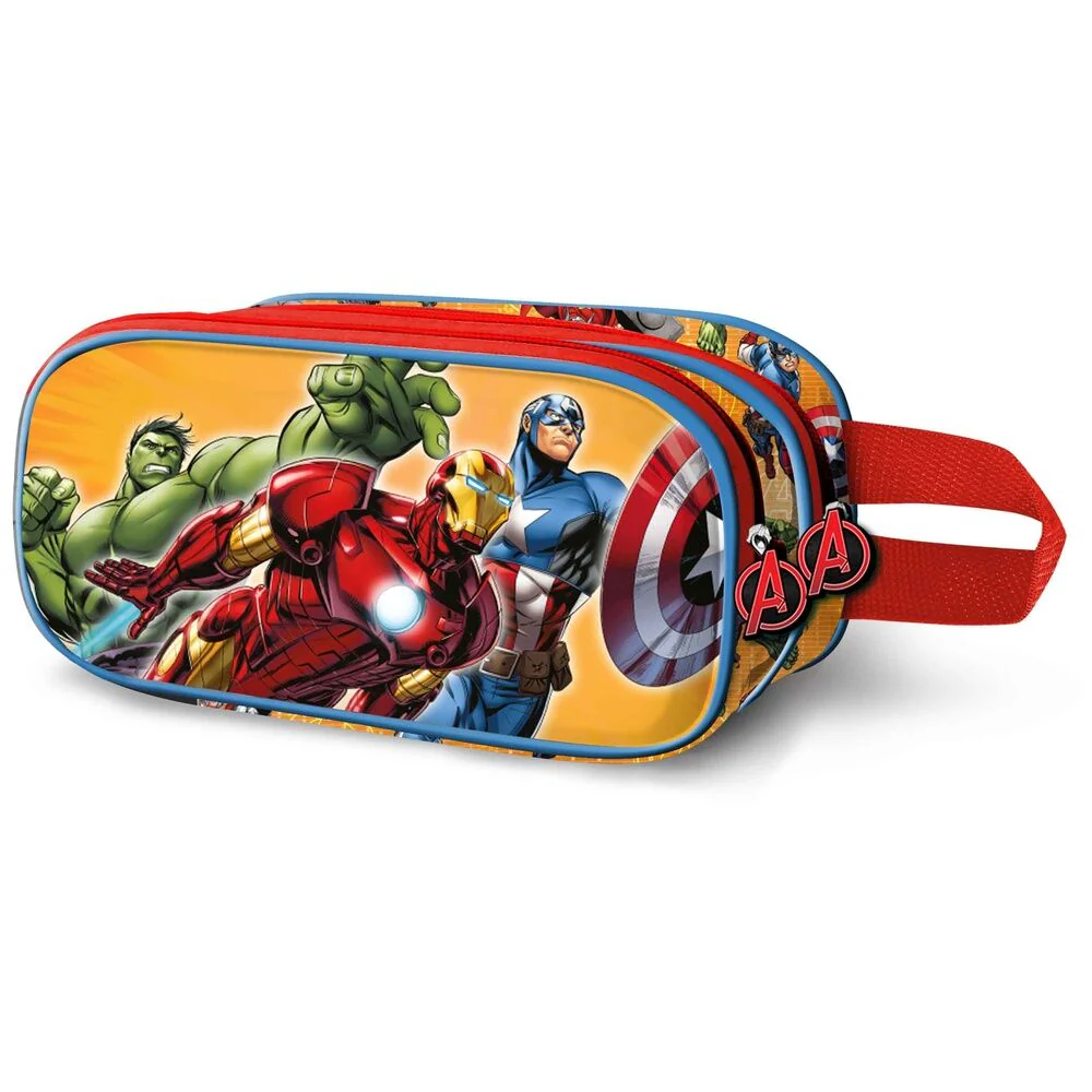 Portatodo 3D Attack Los Vengadores Avengers Marvel Doble