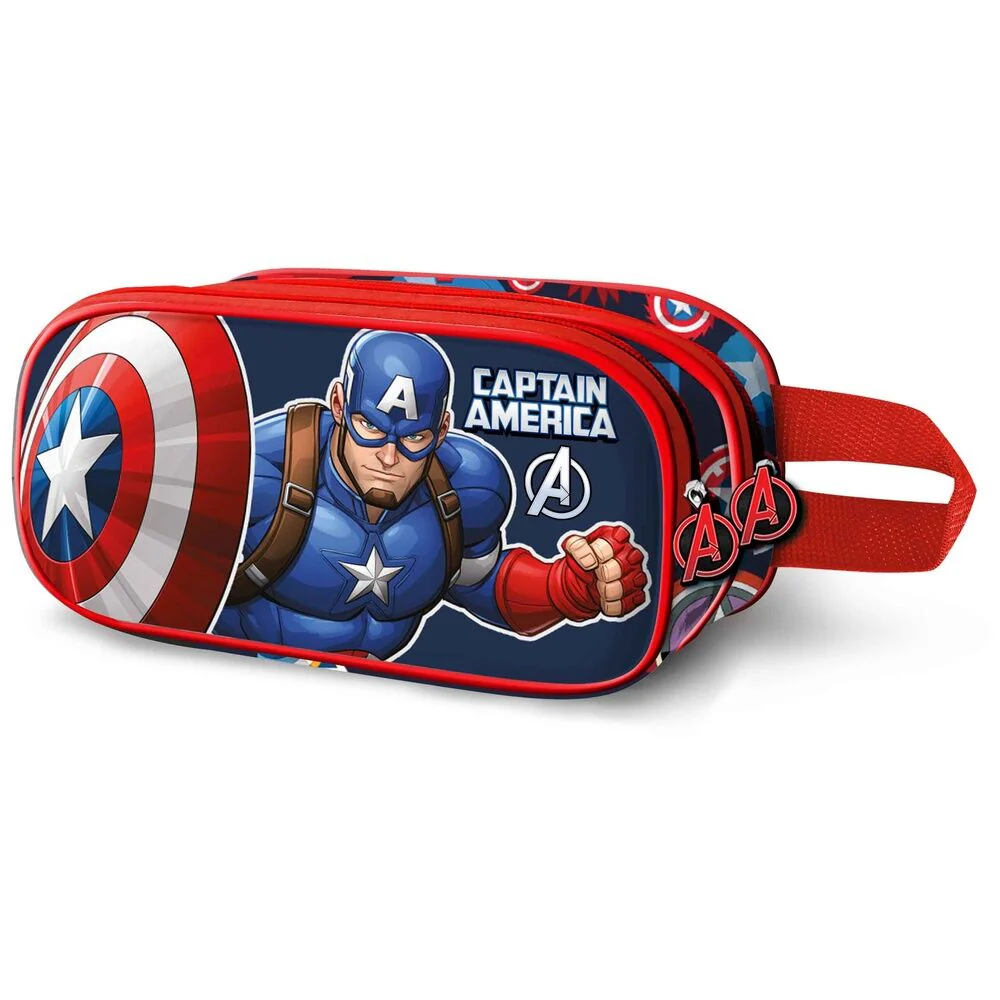 Portatodo 3D Patriot Capitan America Marvel Doble