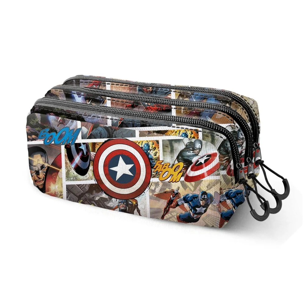 Portatodo Comic Capitan America Marvel Triple