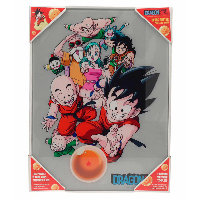 Poster Cristal Personajes Dragon Ball