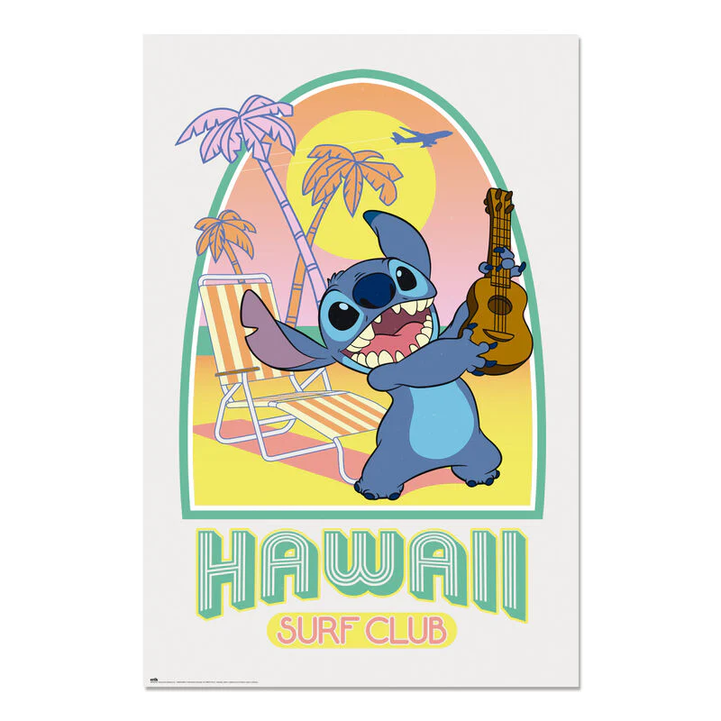 Poster Hawaii Club Surf Stitch Disney - Image 2