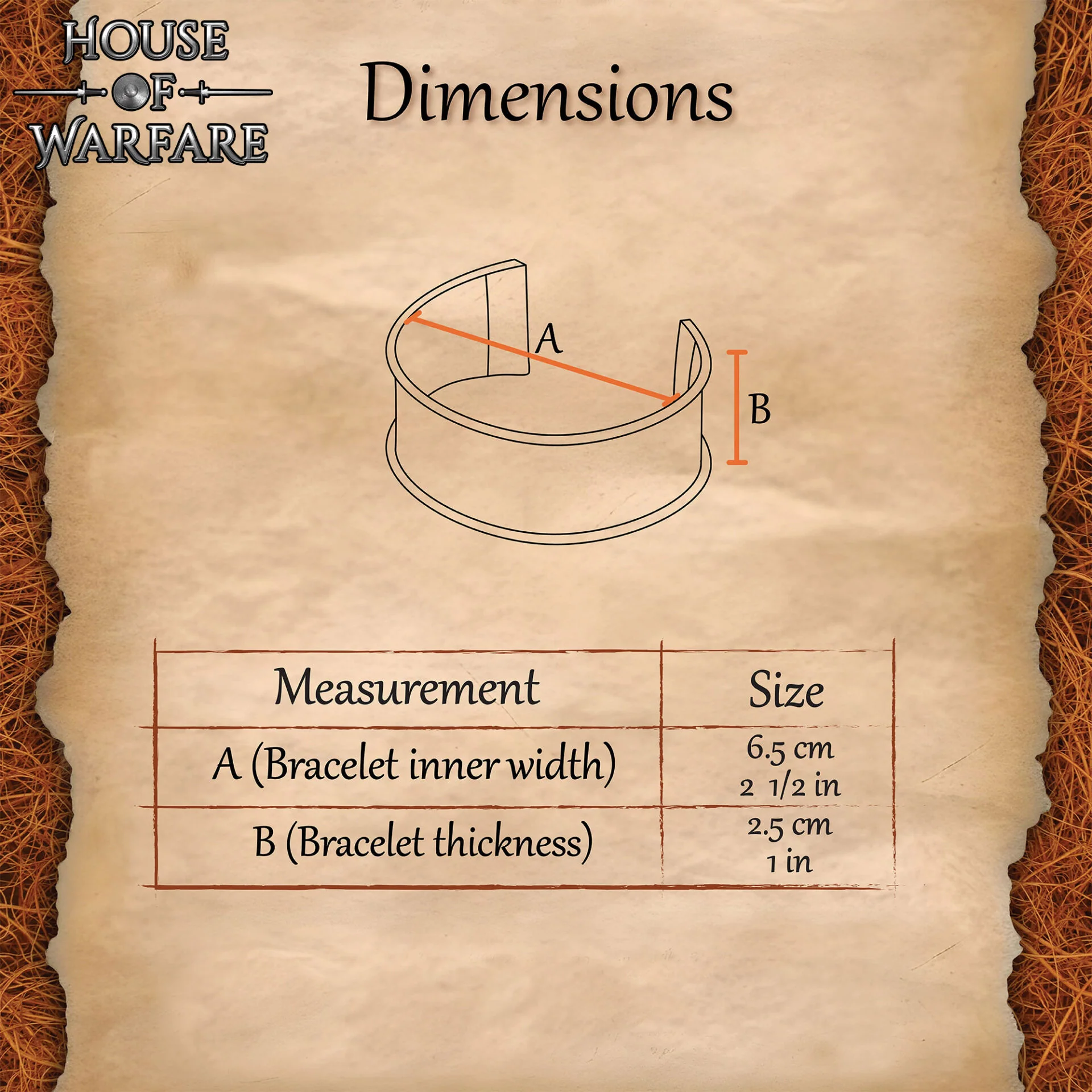 Pulsera de Latón Artesanal - Bordes Decorativos - Image 3