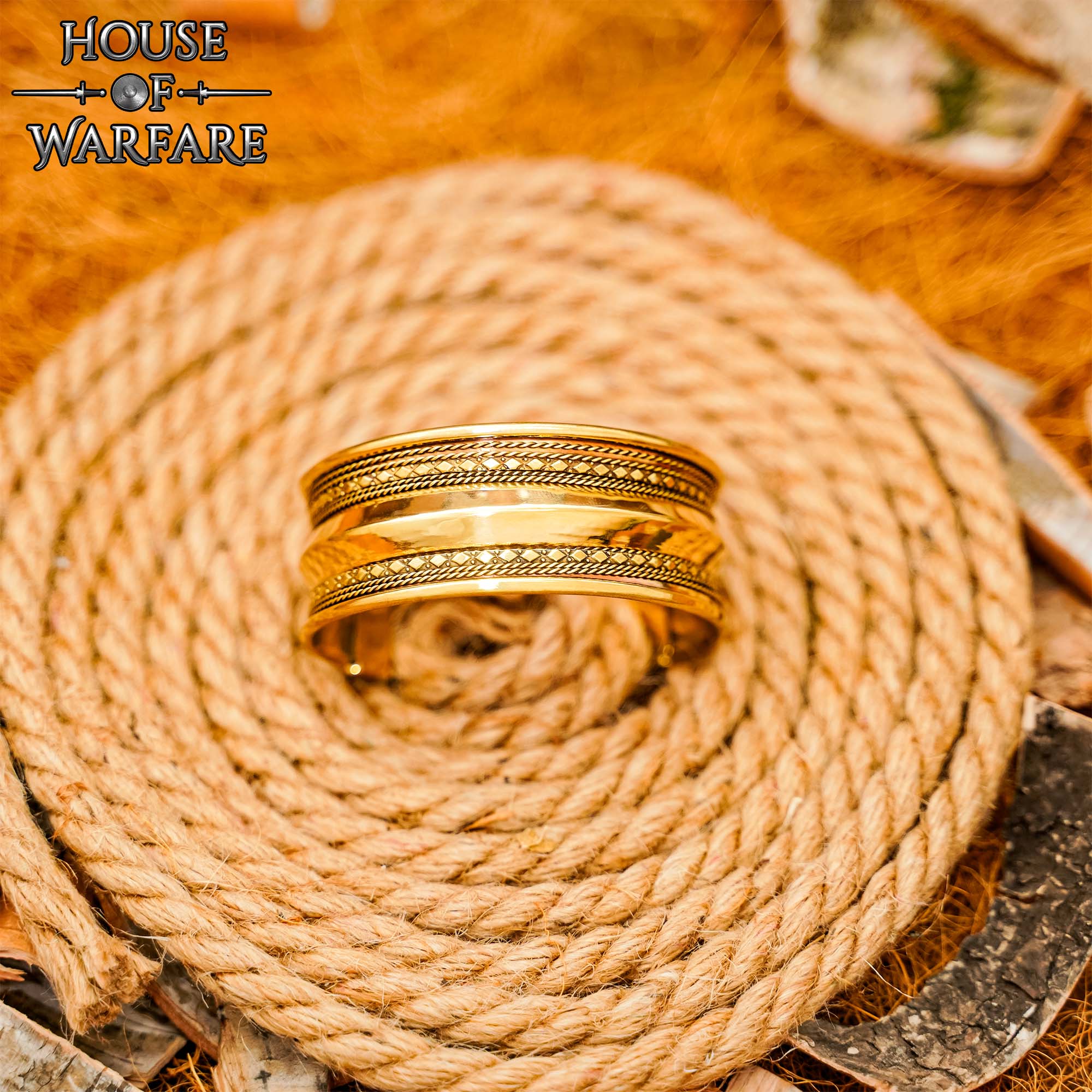 Pulsera de Latón Artesanal - Bordes Decorativos - Image 6