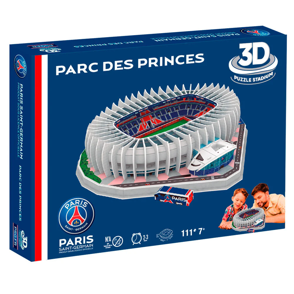 Puzzle 3D Estadio Parque De Los Principes Paris Saint-germain 111Pzs - Image 2
