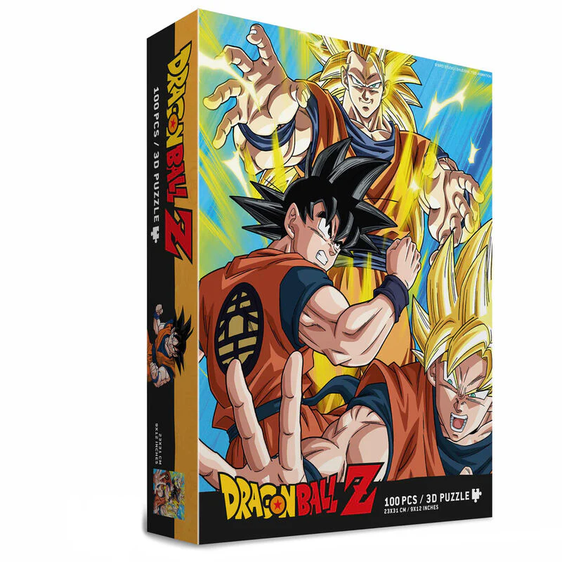 Puzzle 3D Goku Saiyan Dragon Ball Z 100Pzs