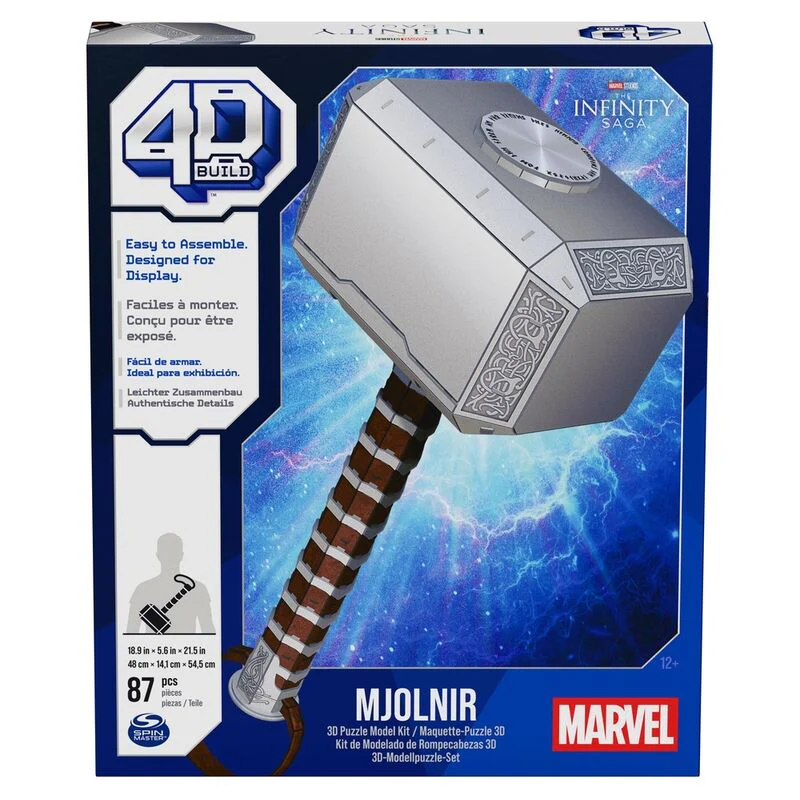 Puzzle 3D Martillo De Thor Marvel