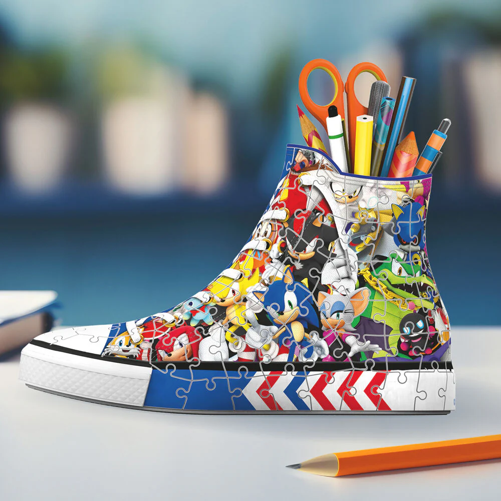 Puzzle 3D Portalapices 3D Zapatilla Sonic The Hedgehog 112Pzs - Image 2