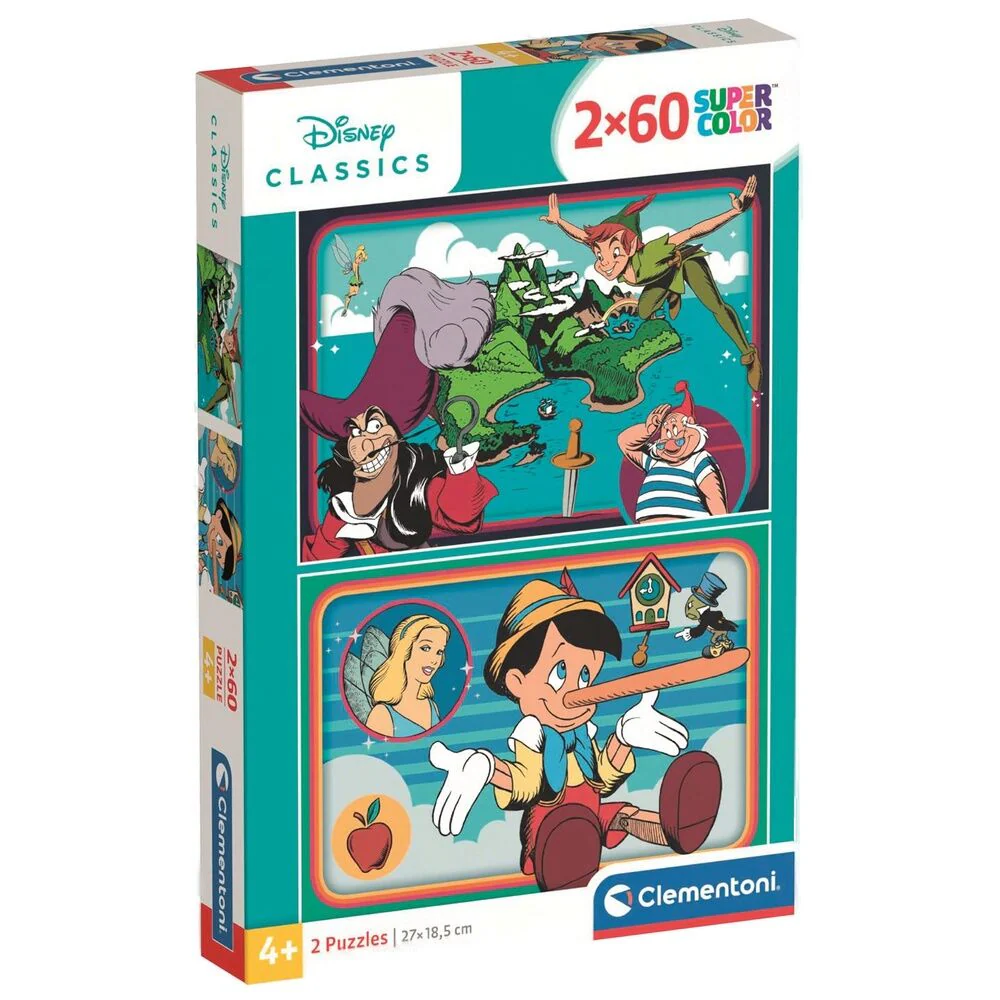 Puzzle Classic Disney 2X60pzs