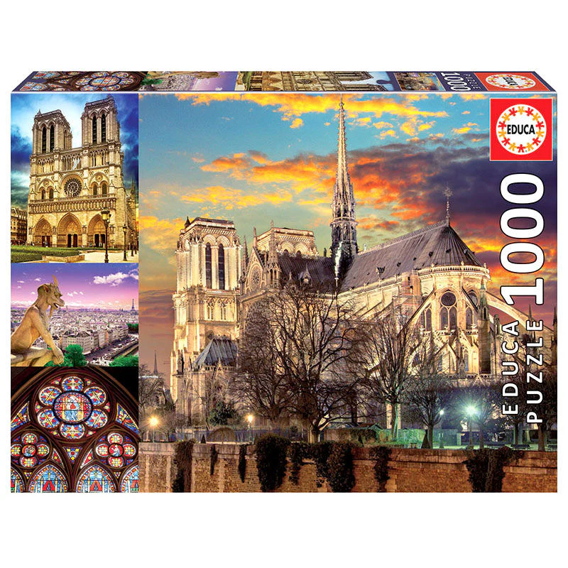 Puzzle Collage De Notre Dame 1000Pzs - Image 2