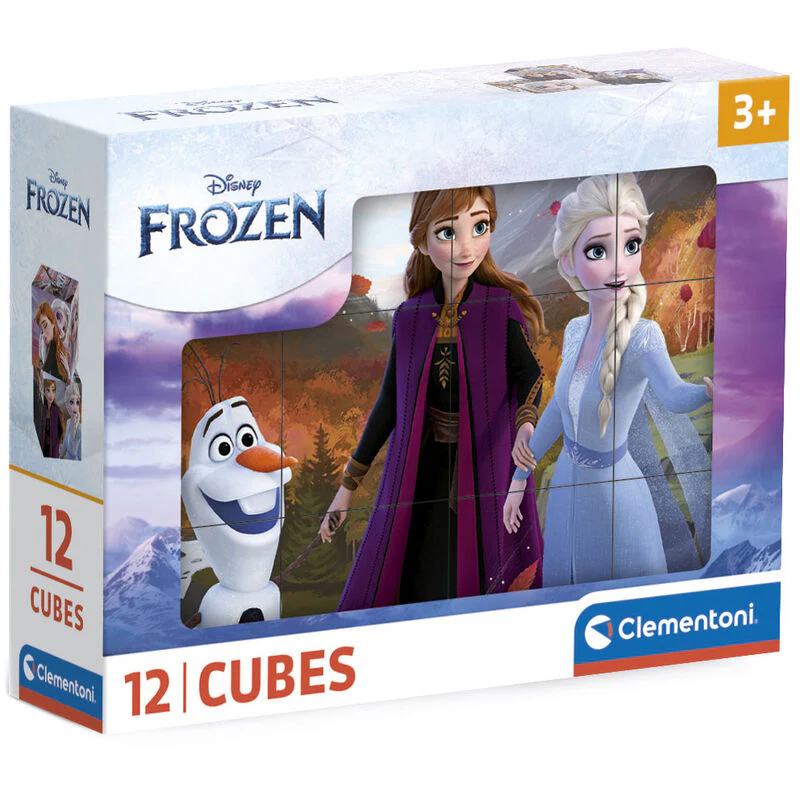 Puzzle Cubo Frozen Disney 12Pzs