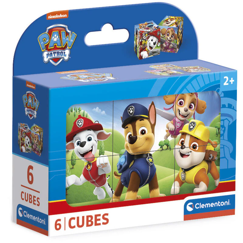 Puzzle Cubo Patrulla Canina Paw Patrol 6Pzs