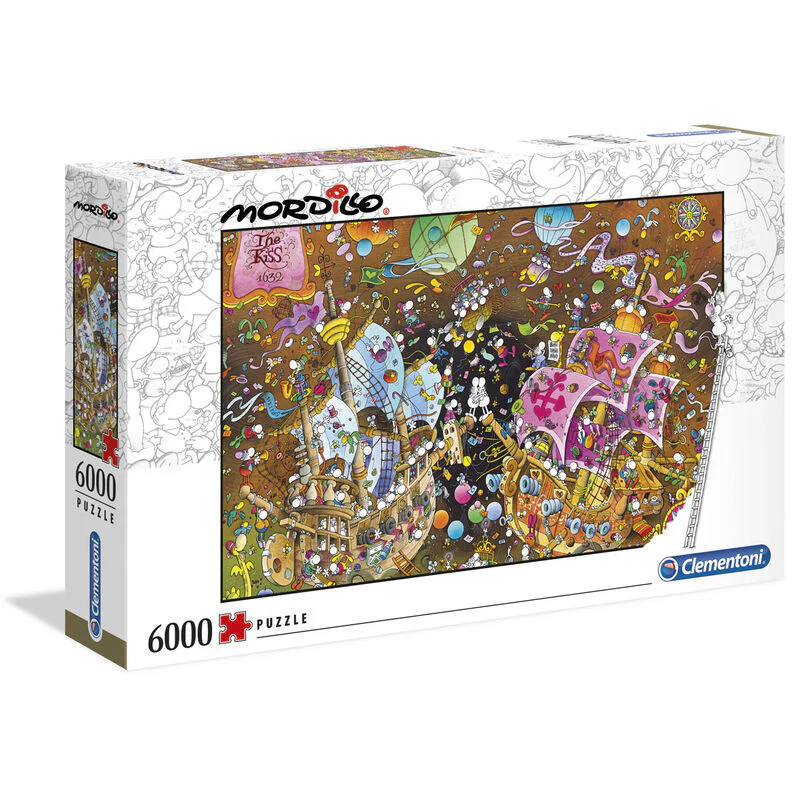 Puzzle High Quality The Kiss Mordillo 6000Pzs - Image 2