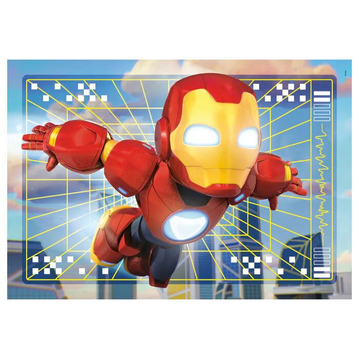 Puzzle Iron Man Y Su Superequipo Marvel 2X20pzs - Image 2