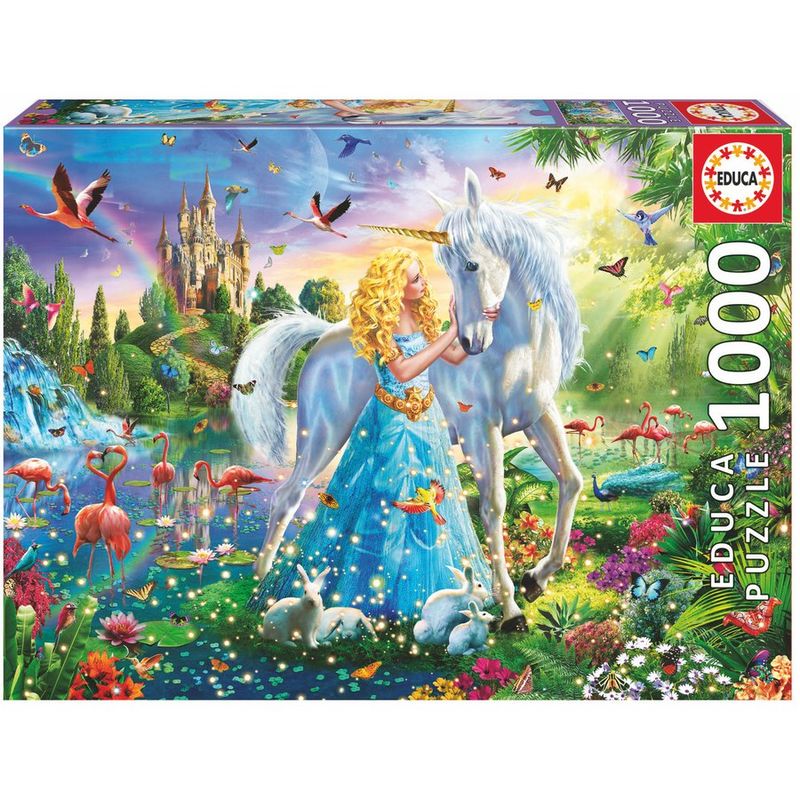 Puzzle La Princesa Y El Unicornio 1000Pzs