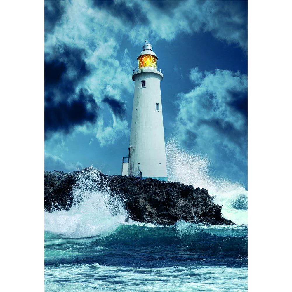 Puzzle Lighthouse In The Storm High Quality 1000Pzs