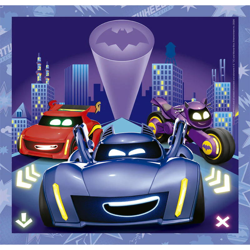 Puzzle Maxi Batwheels Dc Comics 3X48pzs - Image 2