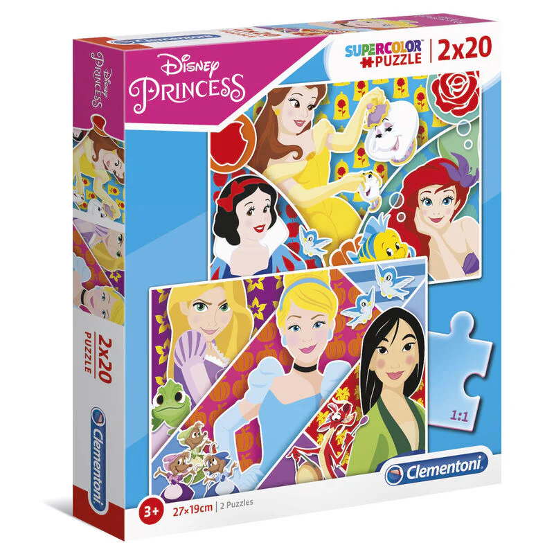 Puzzle Maxi Princesas Disney 2X20pzs - Image 2