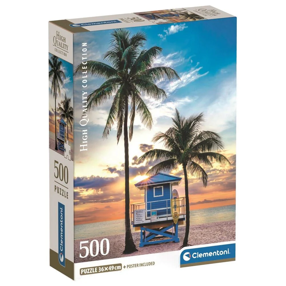 Puzzle Miami Beach Florida High Quality 500Pzs