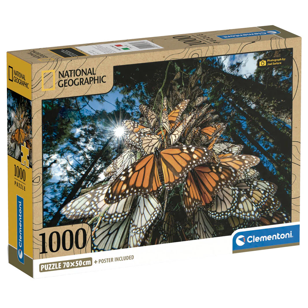 Puzzle Monarch Butter National Geographic 1000Pzs