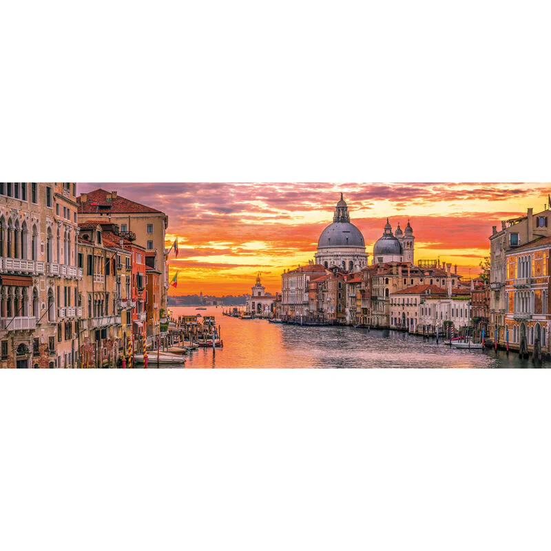Puzzle Panorama El Gran Ganal Venecia 1000Pzs