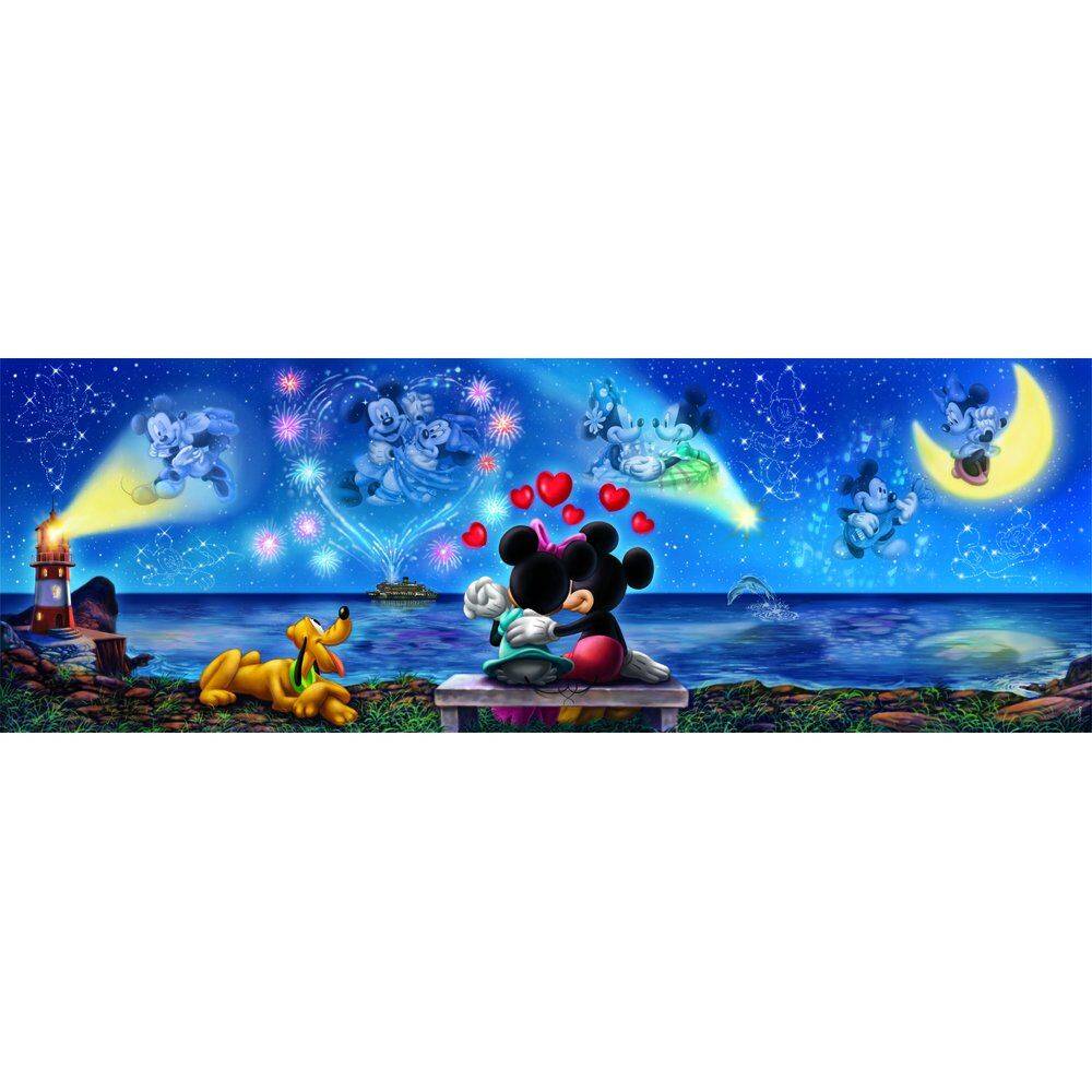 Puzzle Panorama Mickey Minnie Disney 1000Pzs