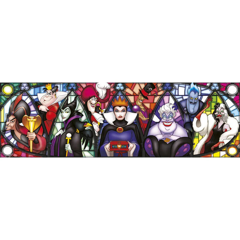 Puzzle Panorama Villanos Disney 1000Pzs