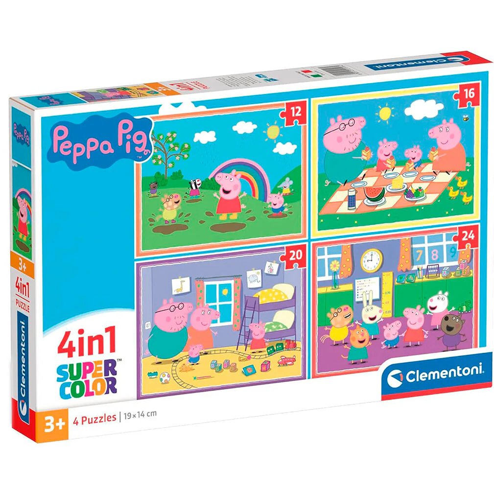 Puzzle Peppa Pig 12-16-20-24Pzs